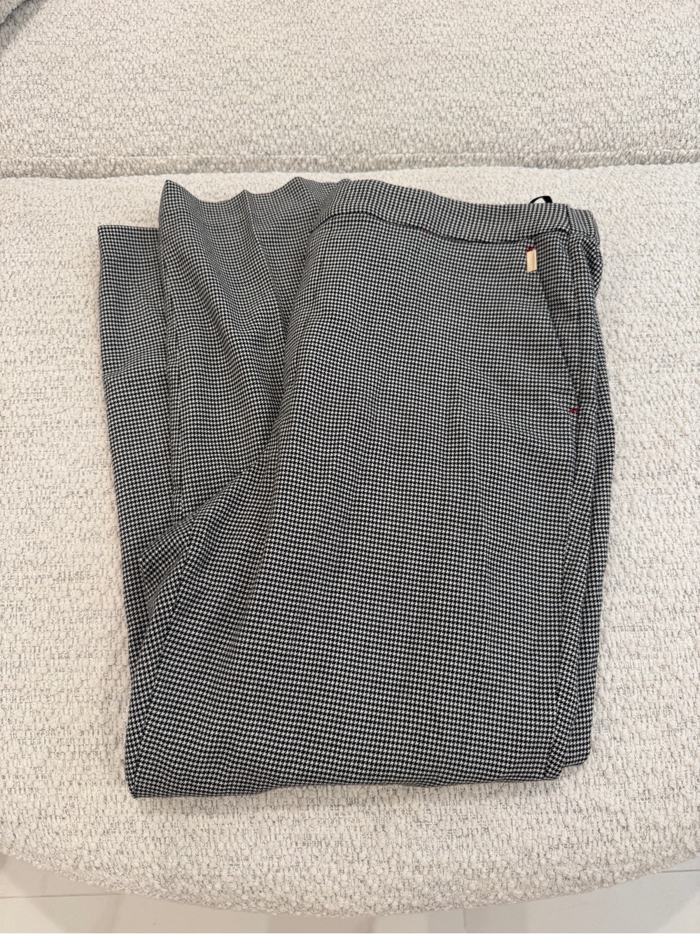 Tommy Hilfiger Checkered Black & White Women’s Plus Size Pants